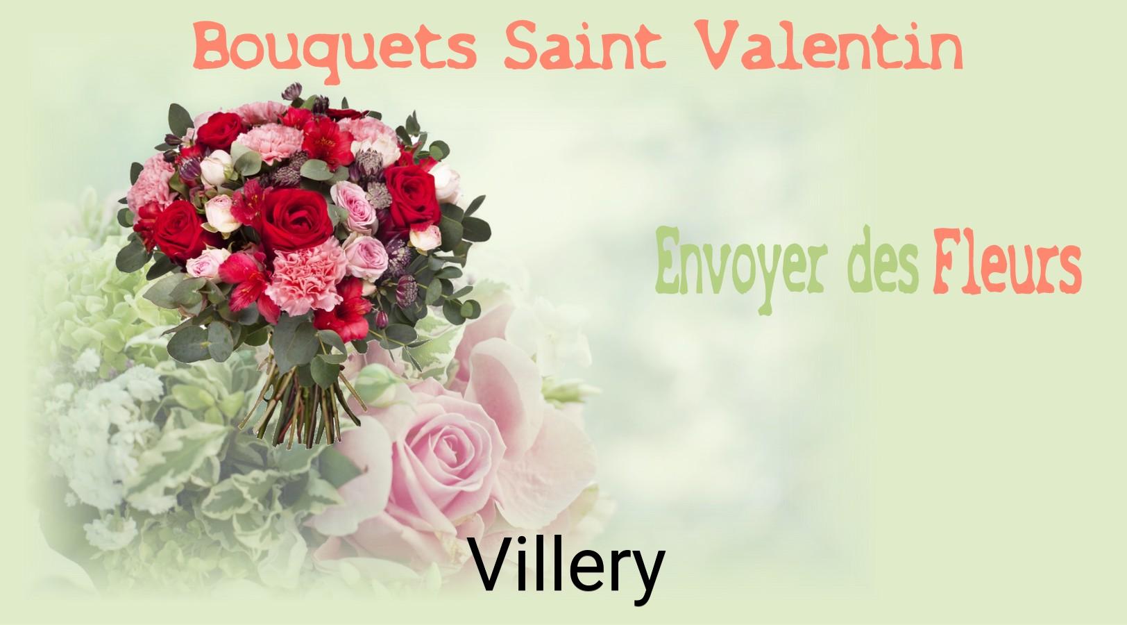 Roses de Saint-Valentin livrées à Villery